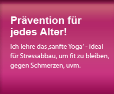Sanftes Yoga als Prävention